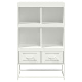 Highboard White 68.5x39x111.5 cm Steel 846607