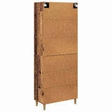 Highboard Old Wood 69.5 x 34 x 180 cm Engineered Wood 3415659