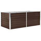 Raised Garden Bed Brown Galvanised steel Large Durable 47012