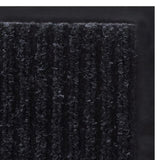 ZNTS Black PVC Door Mat 90 x 120 cm 241265