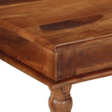 Dining Table 80x80x77 cm Solid Wood Acacia 4102365