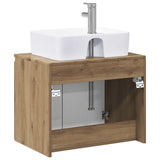 Bathroom Furniture Set Artisan Oak Engineered Wood 3404329