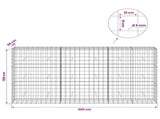 Gabion with 5 mm Wire and 10x10 cm Mesh 300x50x150 cm 3465240