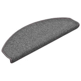 Stair Mats 30 pcs 65x24x4 cm Dark Grey Half Round Large 3365761