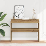 Console Table Artisan Oak 102x30x80 cm Engineered Wood 856627