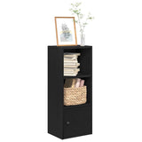Bookcase Black Oak 31x24x77 cm Engineered Wood 860329