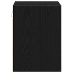 ZNTS Garage Wall Cabinets 2 pcs Black Engineered Wood 860610