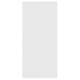 Book Cabinet White Engineered wood Medium Book Cabinet 800153