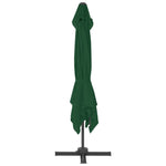 Garden Parasol with Portable Base Green 276345