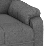 Recliner Chair Dark Grey Fabric 348109