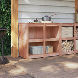 Kitchen Cabinet with Shelf MEPPEL Brown Oak 106 x 55 x 92 cm 868180