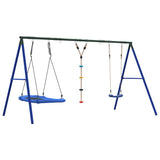 Outdoor Swing Set with Swing, Disc Swing, Nest Swing 3283620