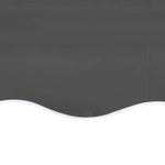 ZNTS Replacement Fabric for Awning Anthracite 6x3.5 m 311954