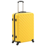 Hardcase Trolley Set 3 pcs Yellow ABS 91890