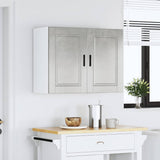 Kitchen Wall Cabinet Porto Concrete Grey Engineered Wood 854071