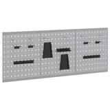 Tool Wall Panel 3 pcs Grey 150 x 1 x 60 cm 4103482