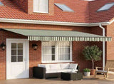 Green, White and Anthracite 4 x 2 m Polyester with PU coating 3420799