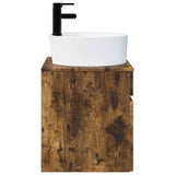 Wall-mounted Sink Vanity Smoked Oak 49 x 44.5 x 65 cm 890597