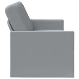 3 Seater Sofa Light Grey 190 x 81 x 82 cm Fabric 42041106