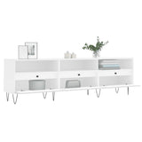 TV Cabinet White 150x30x44.5 cm Engineered Wood 831276