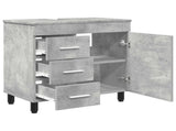 Bathroom Vanity Unit Concrete Grey 60 x 35 x 60 cm 889378
