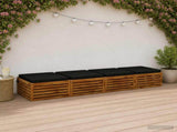 4-Piece Seat Cushions SOEST 4 pcs 100% Polyester Black 944716