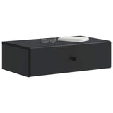Wall-Mounted Side Table Black 59 x 34.5 x 17 cm Engineered Wood 899166