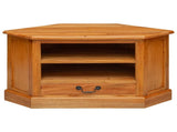 CornerTVCabinet Natural 79 x 40 x 46 cm Solid Mahogany Wood 42009929