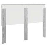 Headboard with Headboard Grey Sonoma 140 cm Engineered wood 887765