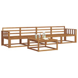Outdoor Sofa Set 5 pcs Natural Solid Acacia Wood 3367152