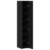 Highboard 2 pcs Black Oak 30 x 42.5 x 185 cm 3365578