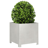 ZNTS Garden Planters 2 pcs 40x40x40 cm Stainless Steel 851208