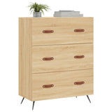 Chest of Drawers Sonoma Oak 69.5x34x90 cm Engineered Wood 827823