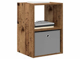 Bedside Table 2 pcs Old Wood 35 x 32 x 68.5 cm Engineered Wood 8000641