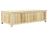 172 Litre Outdoor Storage Box, Wooden terrace Box Garden Storage Container, Natural T3398P555138