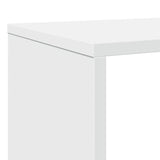 Book Cabinet White 132x29x141.5 cm Engineered Wood 3310307