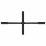 Dining Table Leg Spider Shape Black 150x78x cm Steel 4013116
