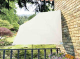 Collapsible Balcony Side Awning Cream 140x140 cm 41578