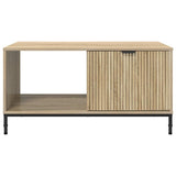 Coffee Table Sonoma Oak 90 x 49 x 46 cm Engineered Wood 883446