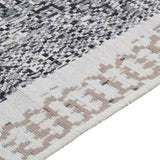 Rug Black and Grey 120x180 cm Cotton 340090