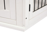Dog Crate Furniture, Puppy Crate End Table, Pet Kennel House with 2 Doors for Medium and Small Dogs, T3398P349618