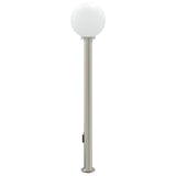 Bollard Light with Sensor&Outlet 120 cm Stainless Steel IP44 4006109