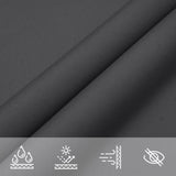 Sunshade Sail Oxford Fabric Rectangular 3x6 m Anthracite 135103