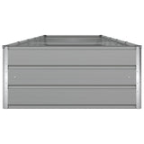 Planter Light Grey 480 x 100 x 45 cm Galvanised Steel 42018173