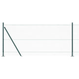 Welded Wire Fence with Concrete Base 10 x 1 m 3353480