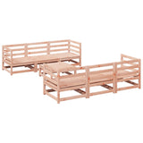 ZNTS 7 Piece Garden Sofa Set Solid Wood Douglas Fir 3299299