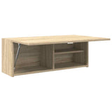 Bathroom Wall Cabinet Sonoma Oak 80x25x30 cm Engineered Wood 860078