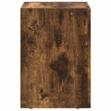 Bedside Table Smoked Oak 29.5 x 33.5 x 50 cm Engineered Wood 891234