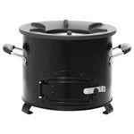 Camping Wood Stove Black 36x26x22.5 cm Metal 319439