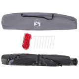 Beach Tent 3-Person Grey Quick Release Waterproof 4005313